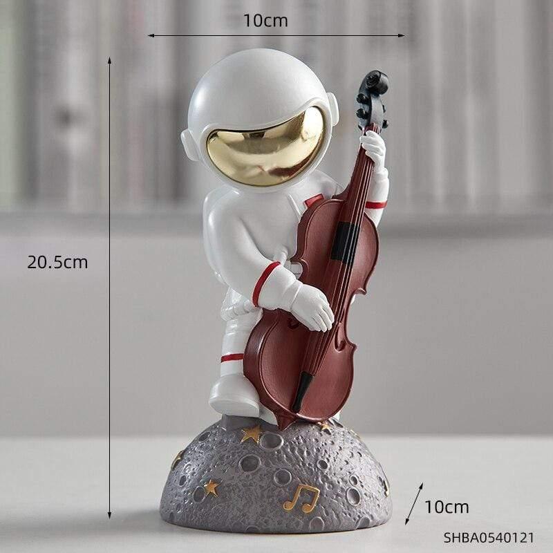 Astronaut Music Instrument Decor Sculpture for Home and Office Cello - Large NaLani