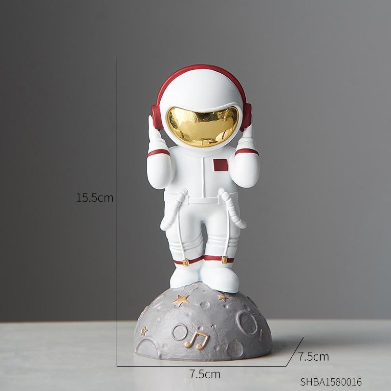 Astronaut Music Instrument Decor Sculpture for Home and Office Buzz - Small NaLani