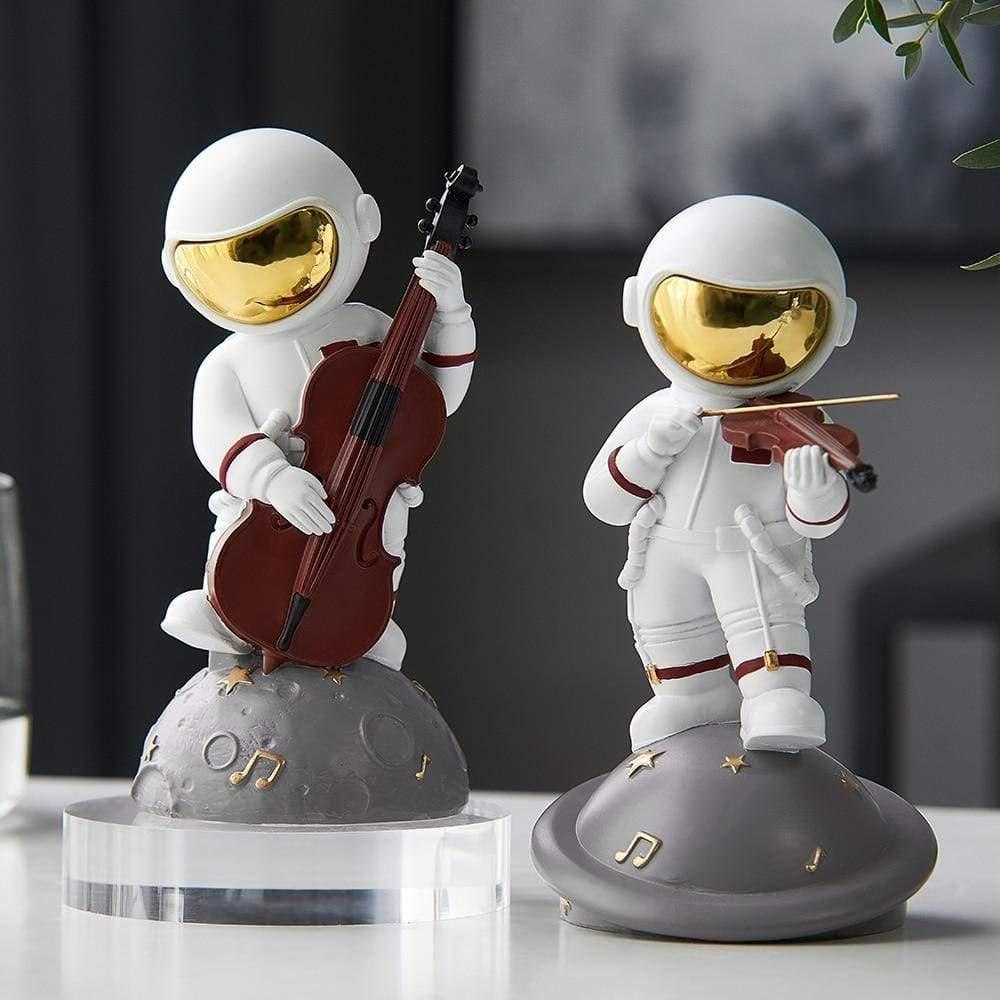 Astronaut Music Instrument Decor Sculpture for Home and Office NaLani