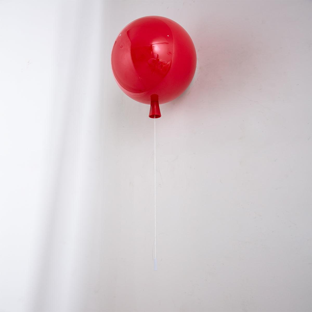 Balloon Dream Wall Light Floating Balloon Decor In Colors Red NALANI