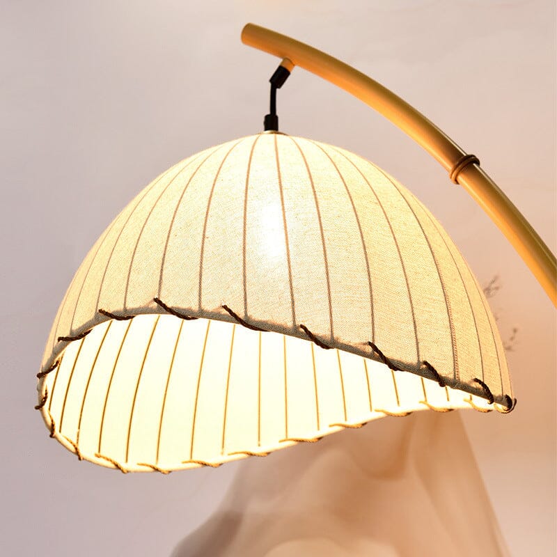 Bamboo Floor Lamp for Modern Home Decor and Elegant Lighting NaLani