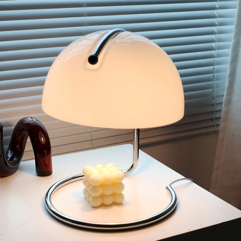 Bauhaus Style Mushroom Candle Warmer Lamp for Cozy Home Ambiance NALANI