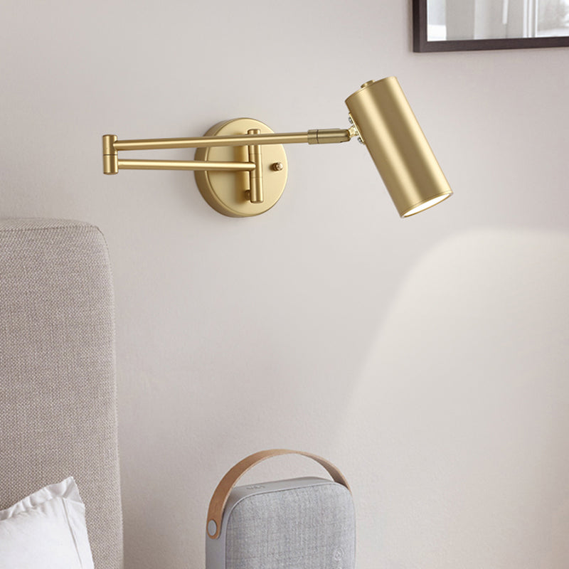 Bedside Wall Mounted Reading Lamp Metal With Extendable Arm NALANI