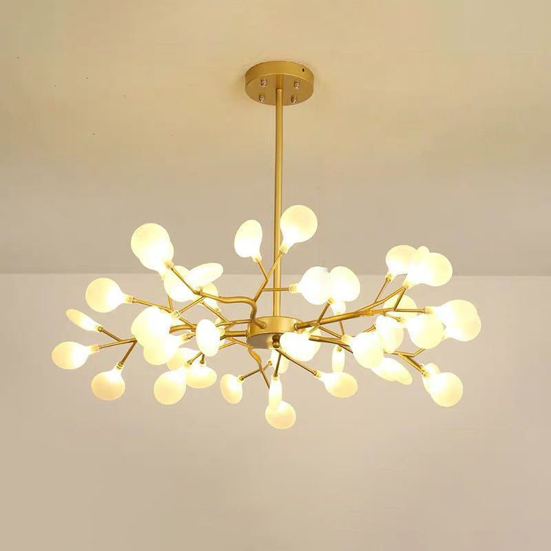 Branched Firefly Chandelier LED Pendant Light Modern Acrylic 45 Gold A NALANI