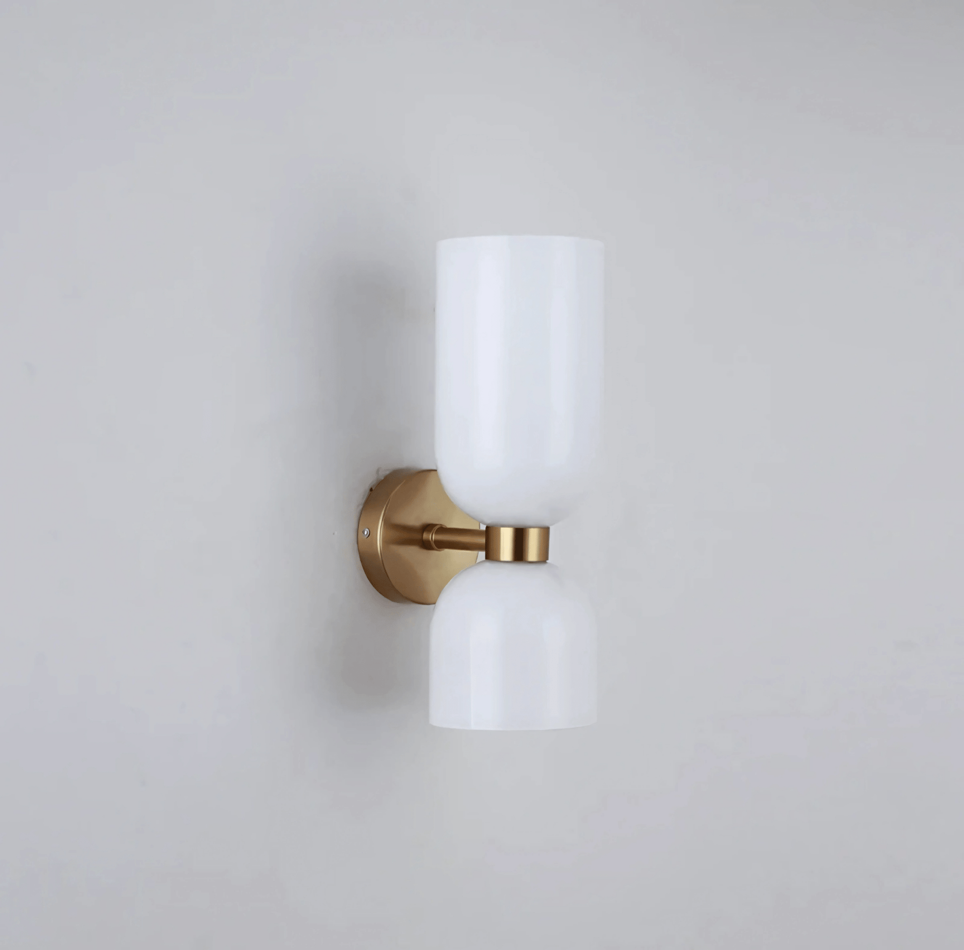 Brass Wall Light Glass Shade E14 Socket 3000K Modern NALANI