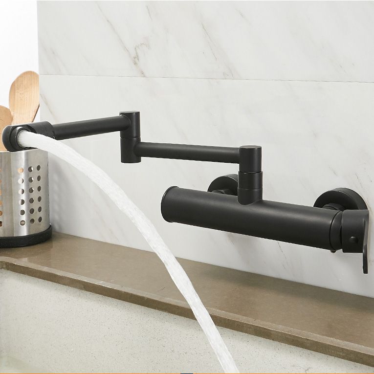 Brass Wall Mounted Pot Filler Faucet With Single Lever NALANI
