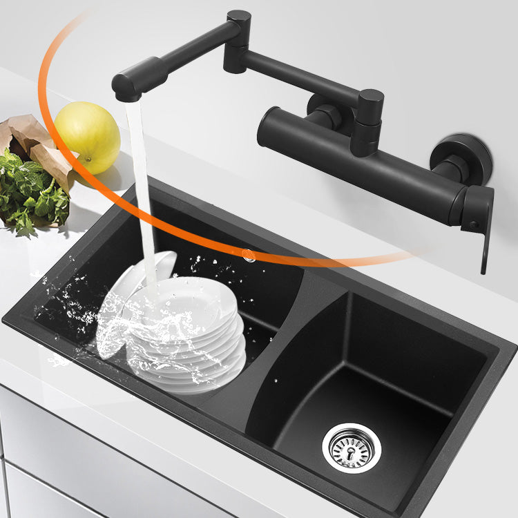 Brass Wall Mounted Pot Filler Faucet With Single Lever NALANI