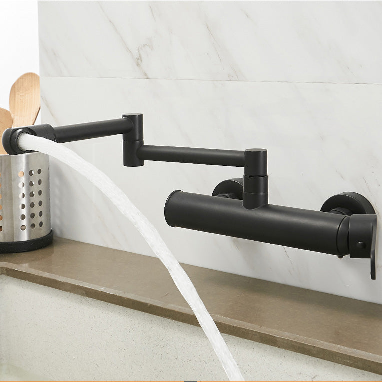 Brass Wall Mounted Pot Filler Faucet With Single Lever NALANI