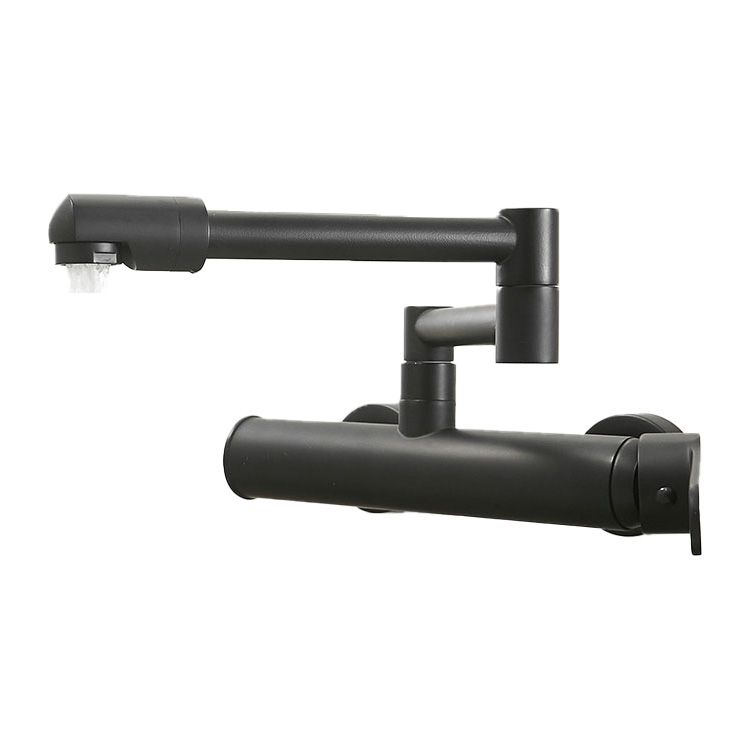 Brass Wall Mounted Pot Filler Faucet With Single Lever NALANI