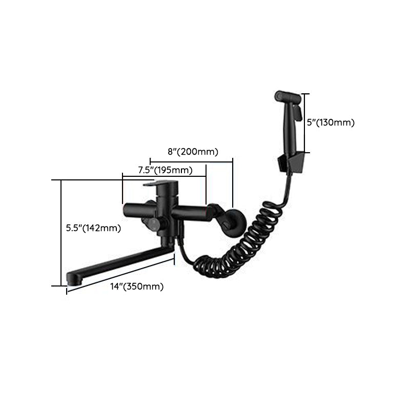 Bridge Style Kitchen Faucet Stainless Steel Swivel Spout NALANI