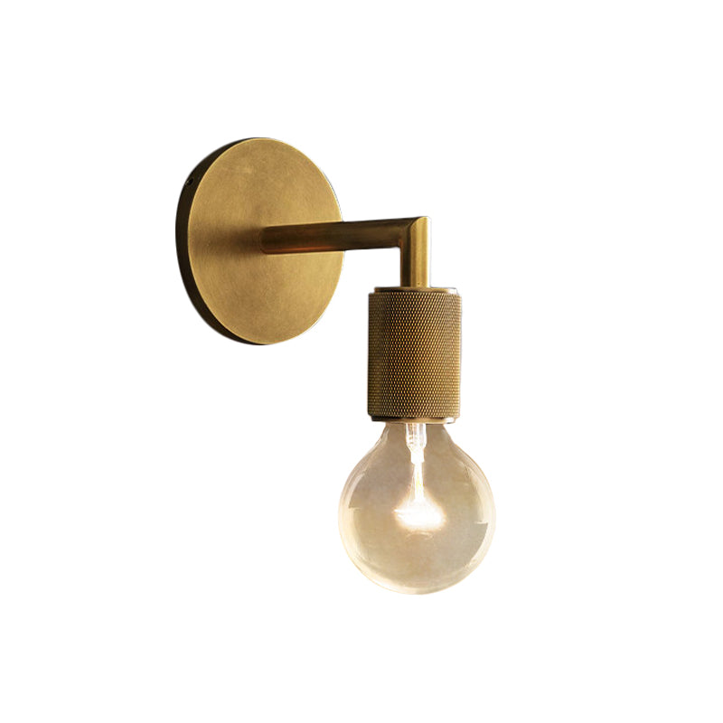 Bronze Armed Wall Sconce Modern Glass Shade Wall Lamp NALANI