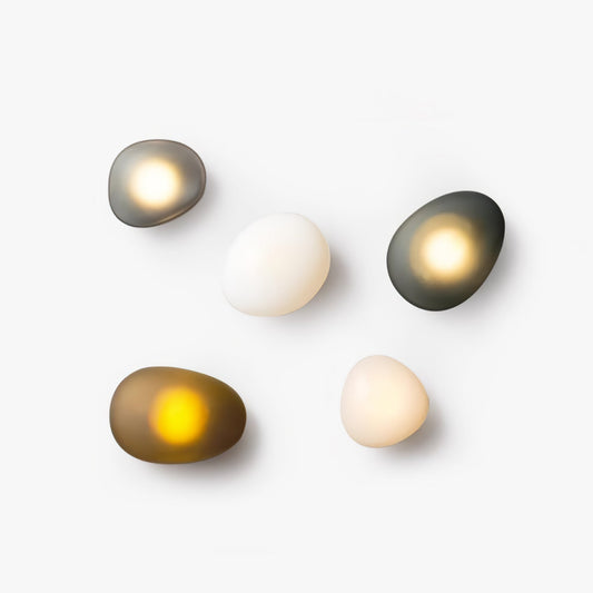 Bubble Glass Wall Lamp Modern Translucent Sculptural Light NALANI