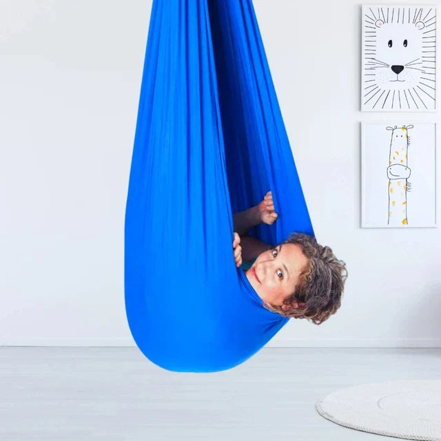 Calming Therapy Swing for Kids to Support Sensory Processing Blue NALANI