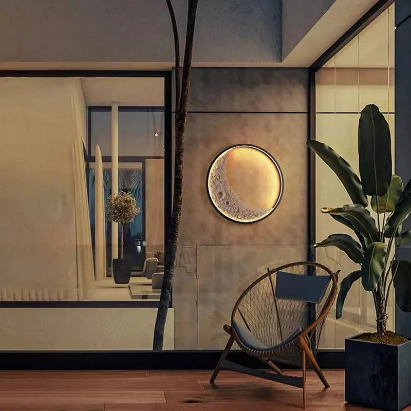 Celestial Crescent Outdoor Wall Light LED Waterproof IP54 NALANI
