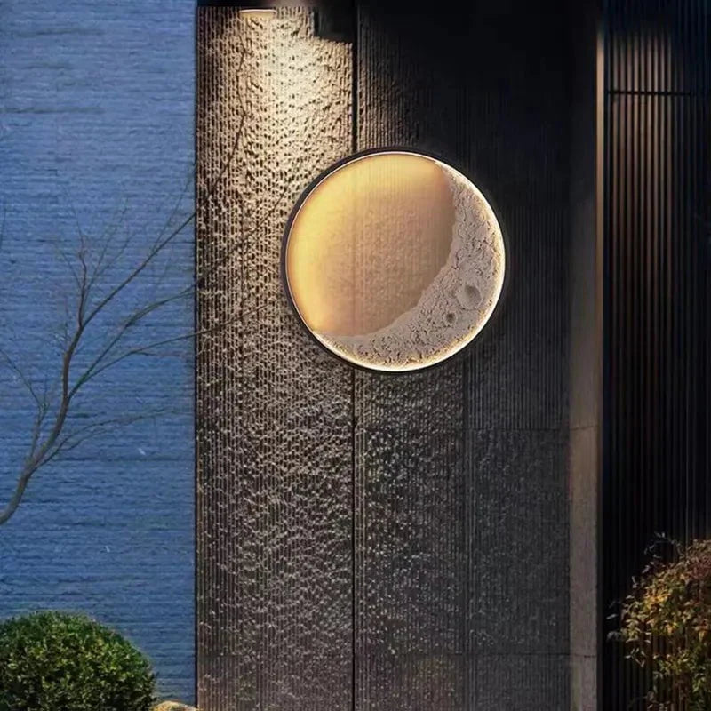 Celestial Crescent Outdoor Wall Light LED Waterproof IP54 NALANI
