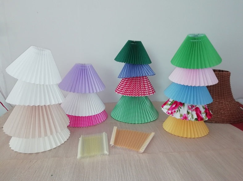 Ceramic Night Lamp with Textile Shade and Modern Design 24 x 27 x 12 cm NALANI