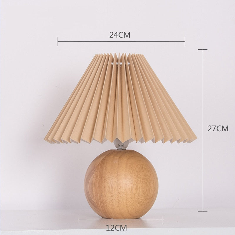 Ceramic Night Lamp with Textile Shade and Modern Design 24 x 27 x 12 cm NALANI