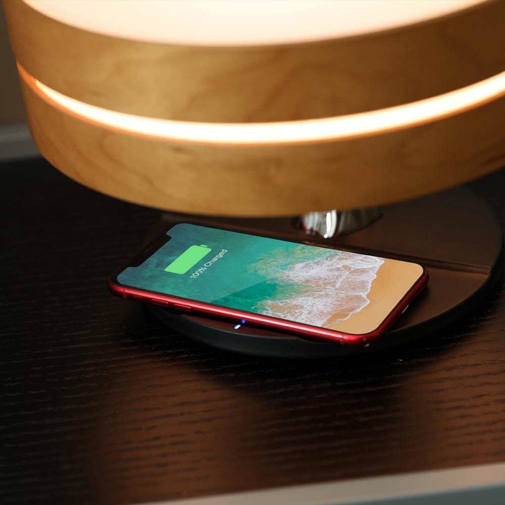 Circle of Life Lamp with Wireless Charging and Bluetooth Speaker NALANI
