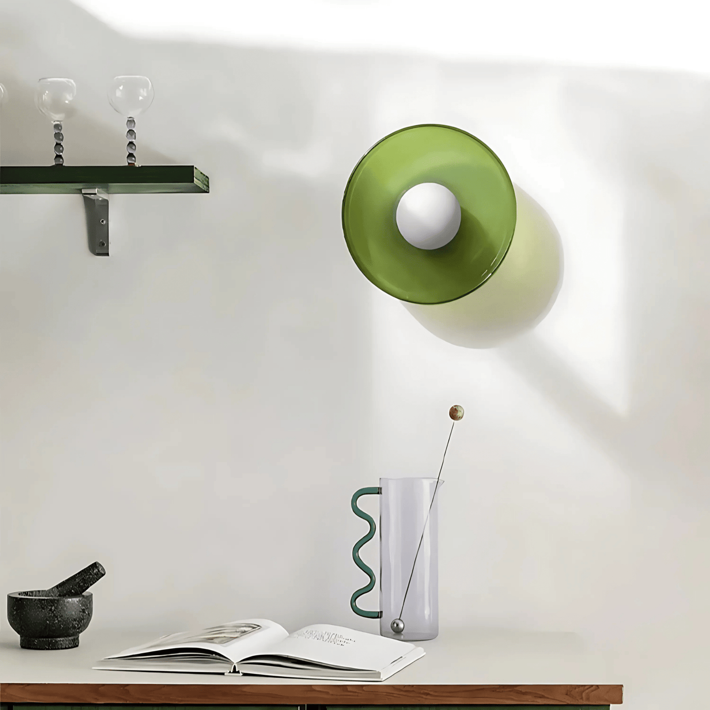 Circular Ceiling And Wall Light With Four Color Options NALANI