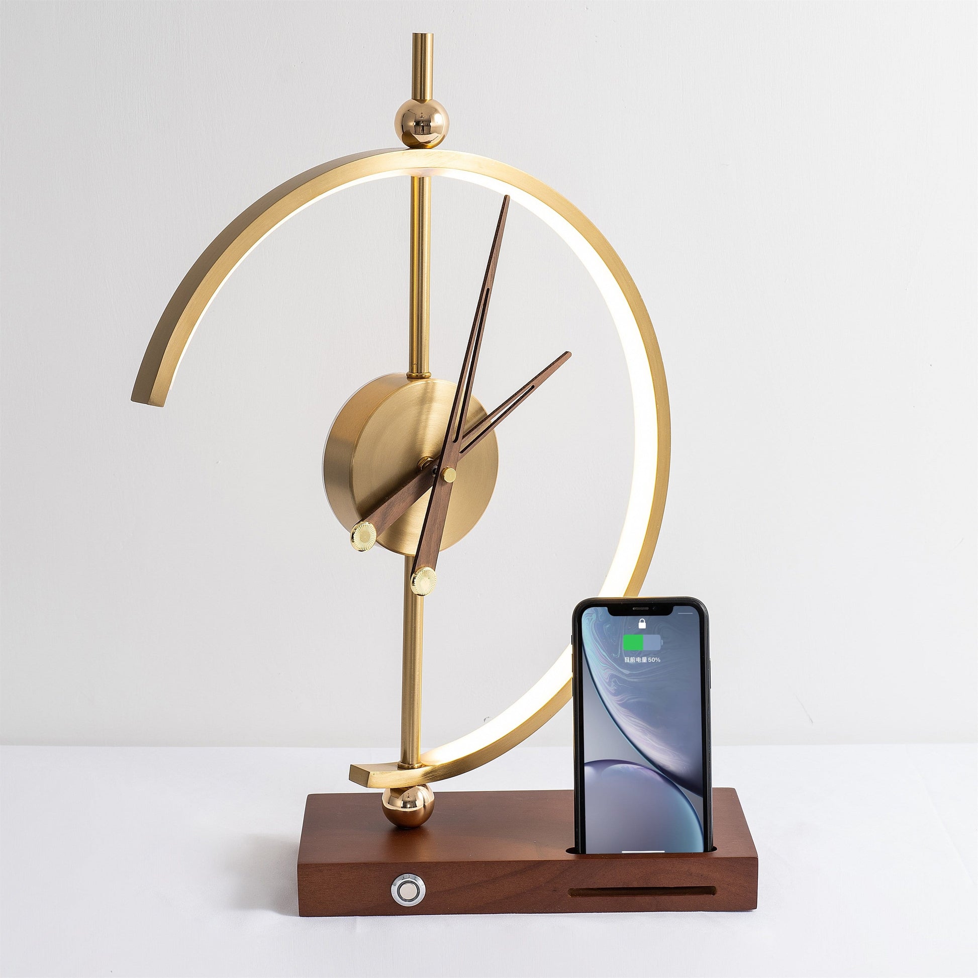 Clock Lamp With Wireless Charging Eco Table Light Smart NALANI