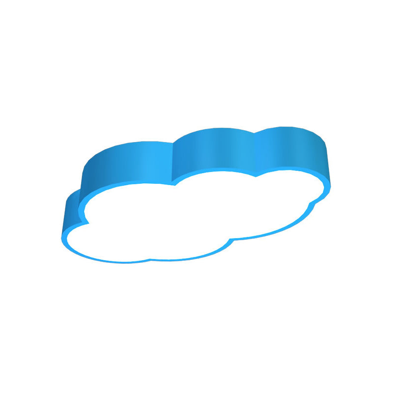Cloud Shaped Nursery Ceiling Light Led Acrylic Kids Blue NALANI