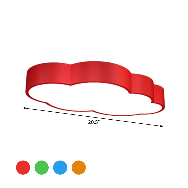 Cloud Shaped Nursery Ceiling Light Led Acrylic Kids NALANI