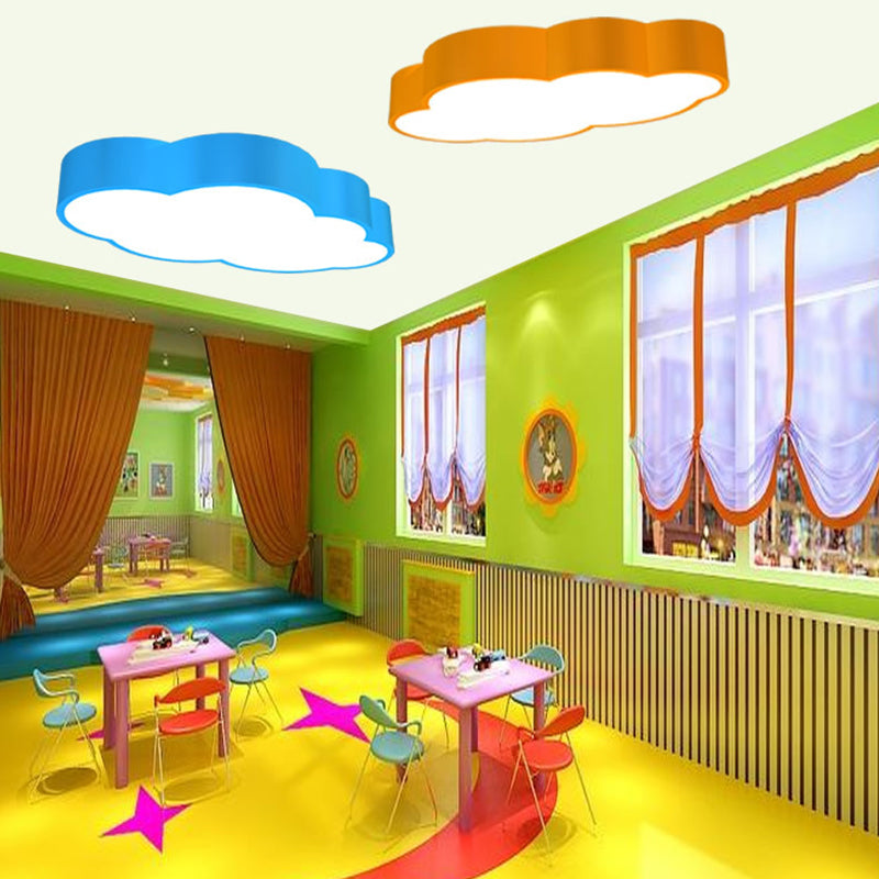 Cloud Shaped Nursery Ceiling Light Led Acrylic Kids NALANI