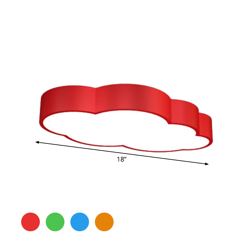 Cloud Shaped Nursery Ceiling Light Led Acrylic Kids NALANI