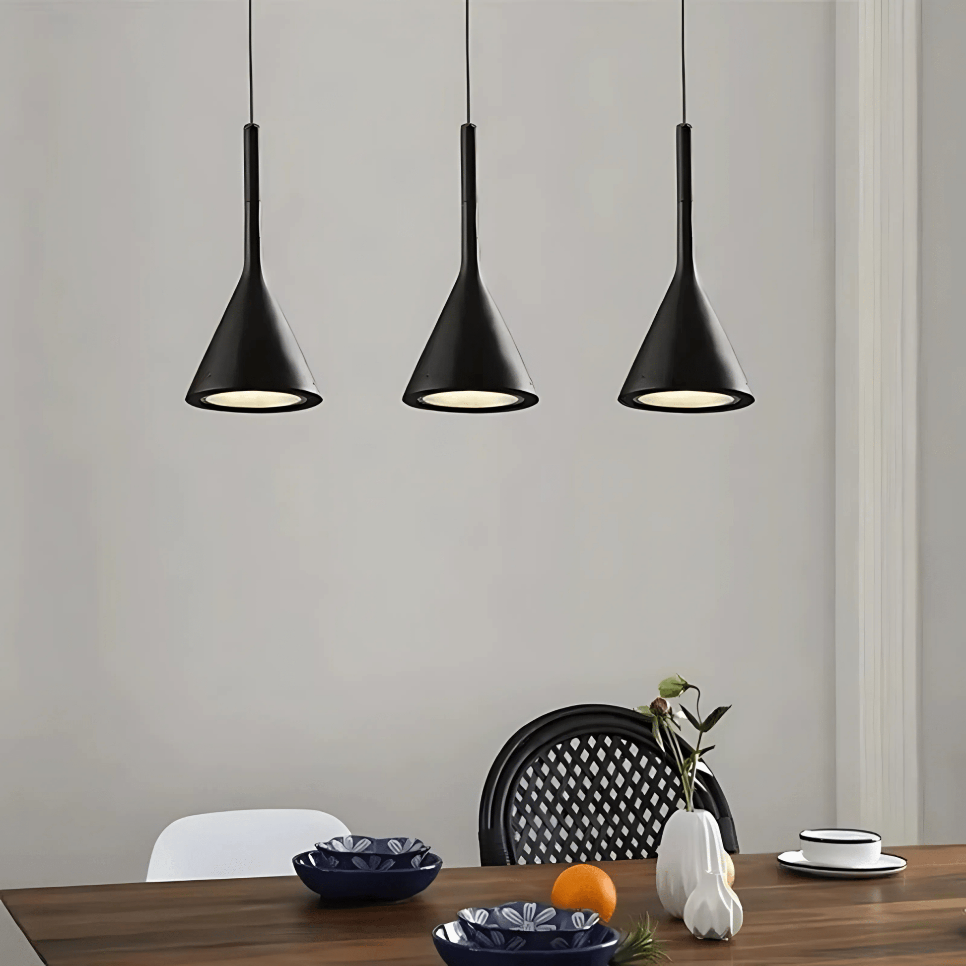 Colorful Cone Pendant Lights Warm White E27 Modern Metal NALANI
