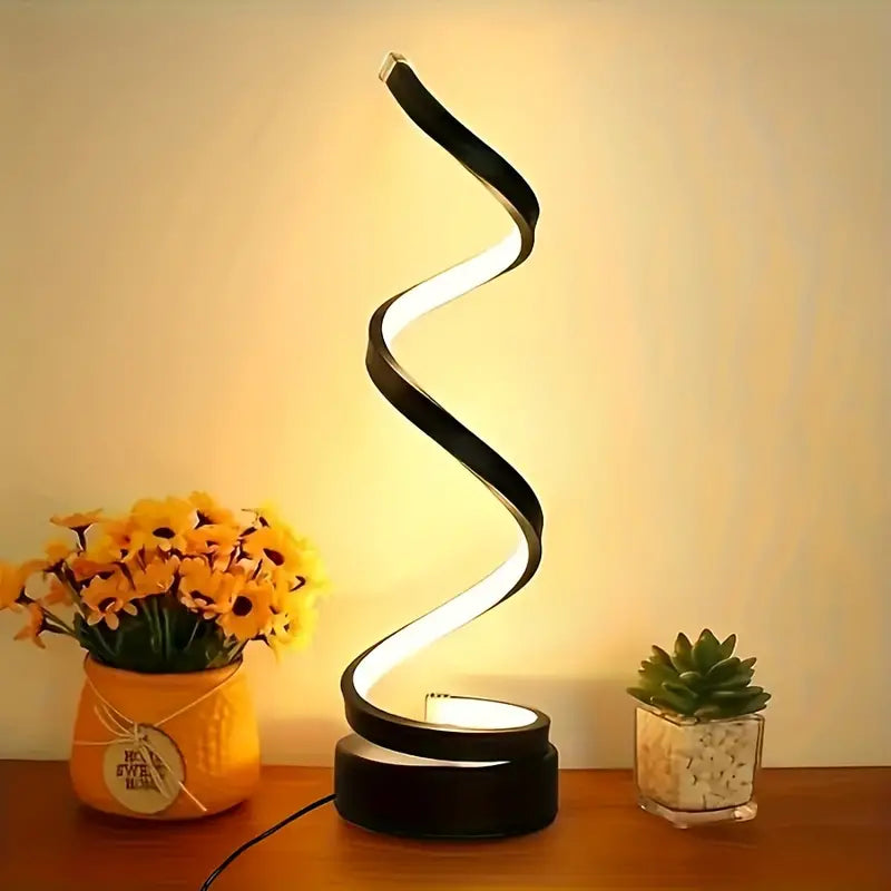 Compact And Versatile Spiral Lamp For Modern Home Lighting NALANI