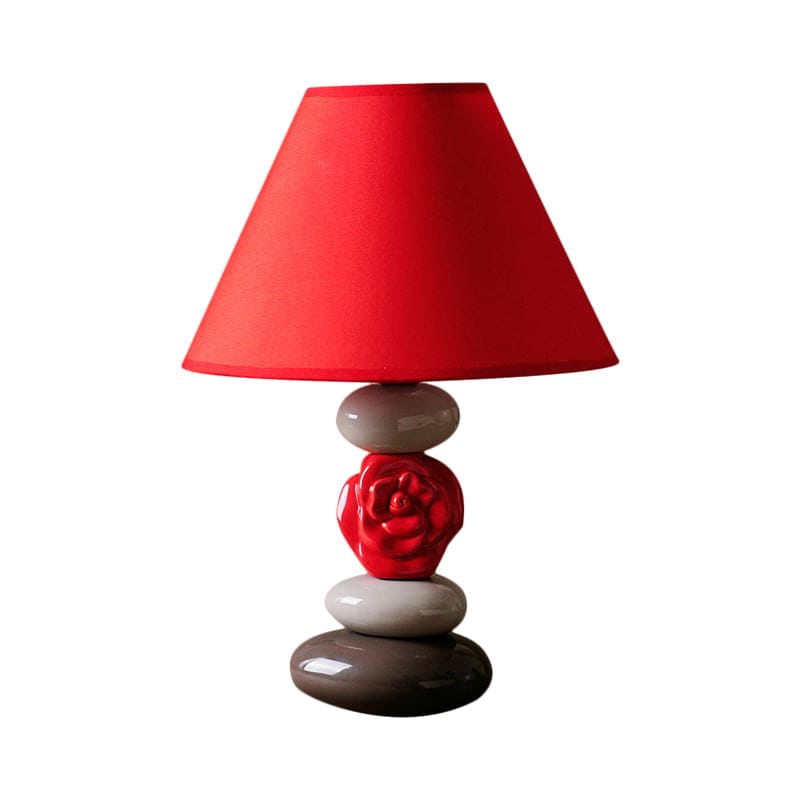 Cone Fabric Shade Table Lamp For Elegant Home Lighting NALANI
