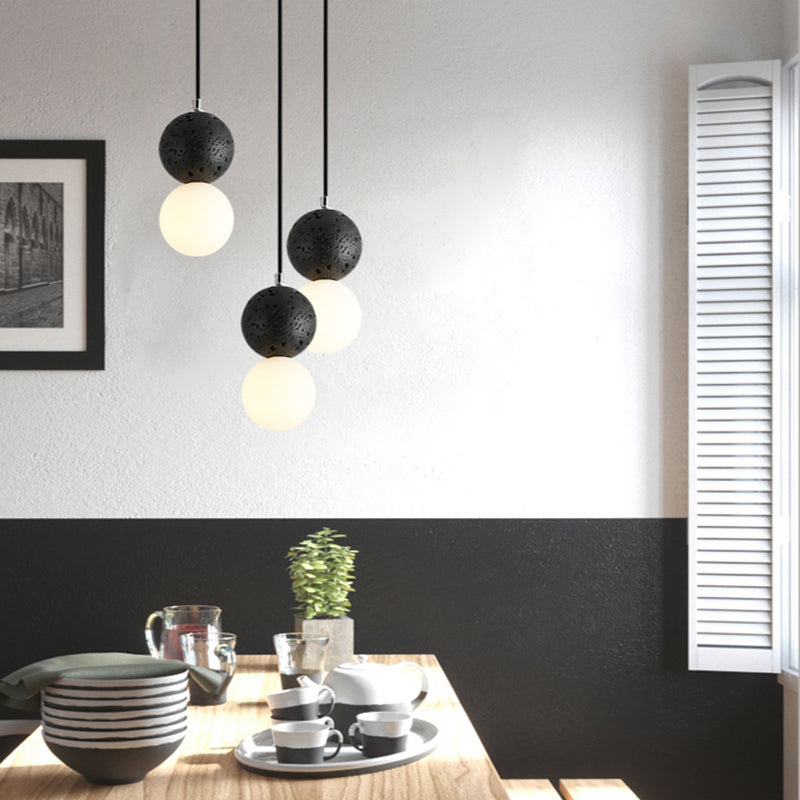 Contemporary LED Table Lamp For Modern Home Decor And Dining Black NALANI