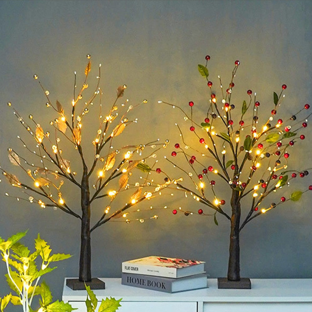 Cozy Spring Tree With Soft Warm Lights for Aesthetic Decor NaLani