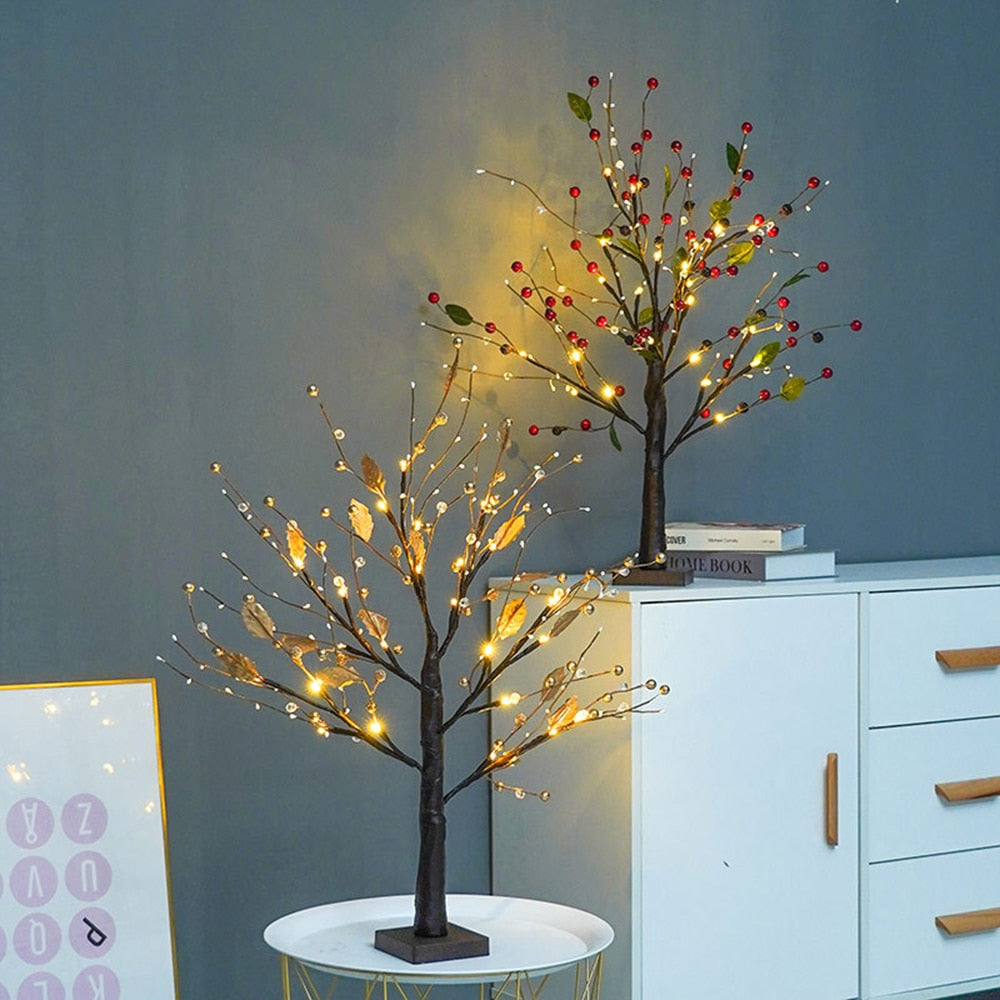 Cozy Spring Tree With Soft Warm Lights for Aesthetic Decor NaLani