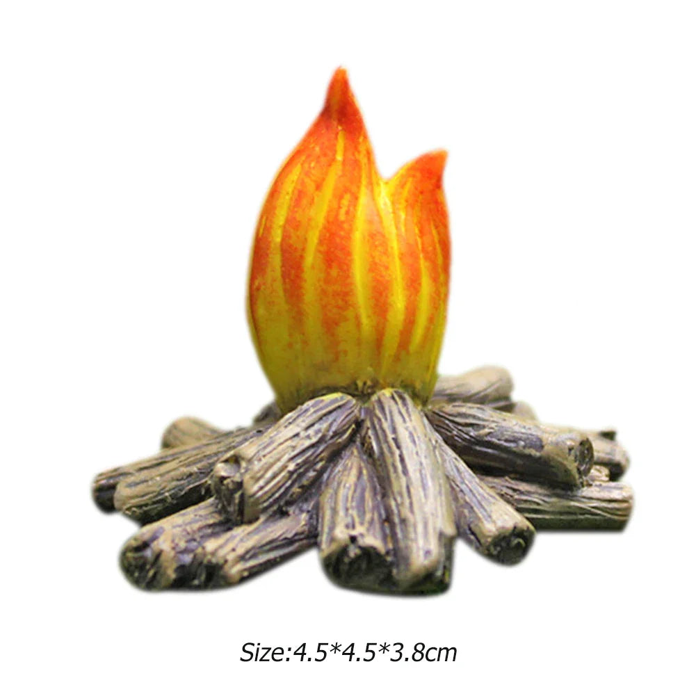 Creative Garden Gnome Statue with Middle Finger Resin Décor Fire SEREIN