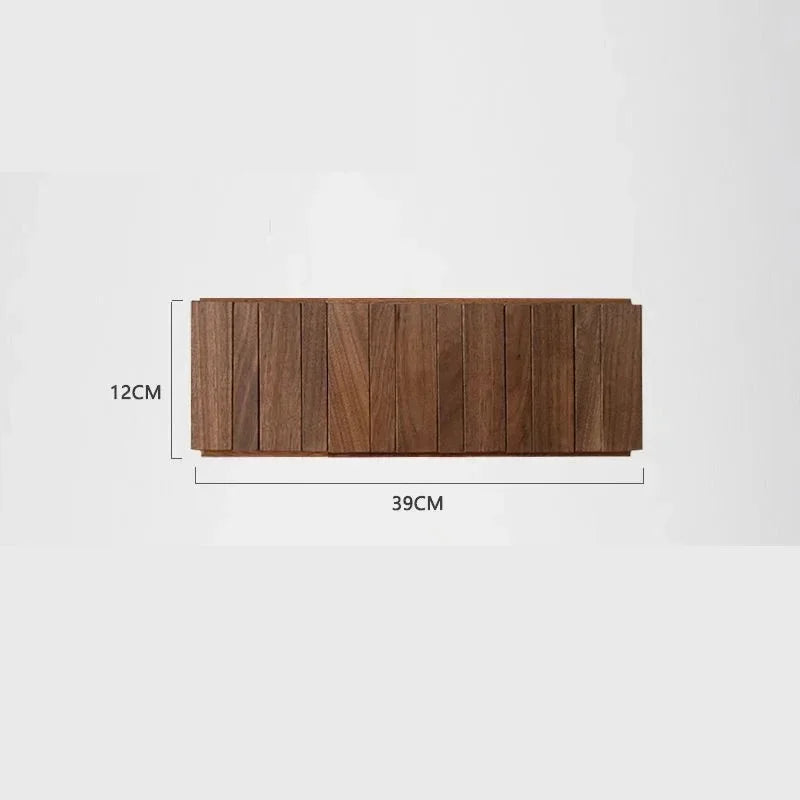 Creative Wall Hook Rack Solid Wood No Drilling Entry Organizer B-6 hooks NaLani