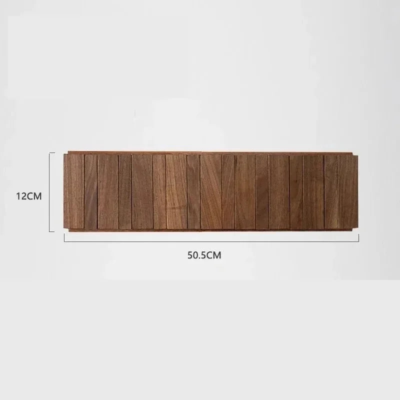 Creative Wall Hook Rack Solid Wood No Drilling Entry Organizer B-8 hooks NaLani