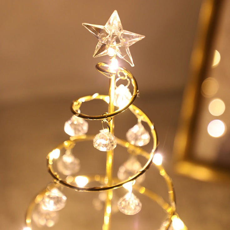 Crystal Christmas Tree Table Lamp Acrylic Night Light NALANI