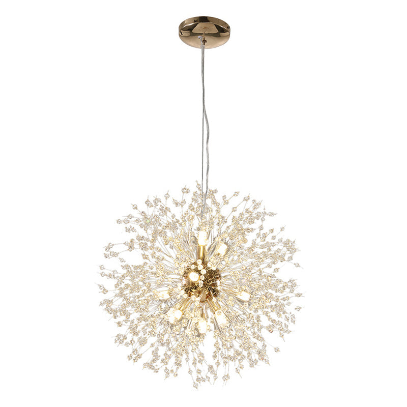 Crystal Orb Dandelion Ceiling Light Modern Chandelier NALANI