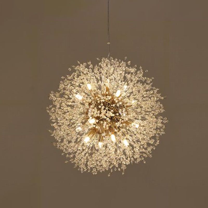Crystal Orb Dandelion Ceiling Light Modern Chandelier NALANI