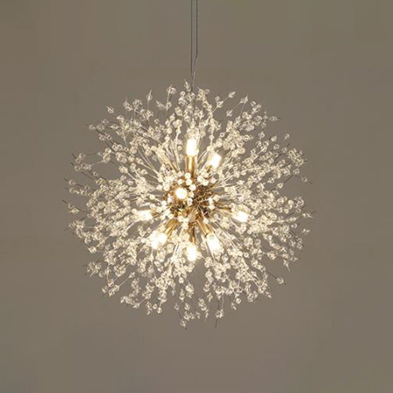 Crystal Orb Dandelion Ceiling Light Modern Chandelier NALANI