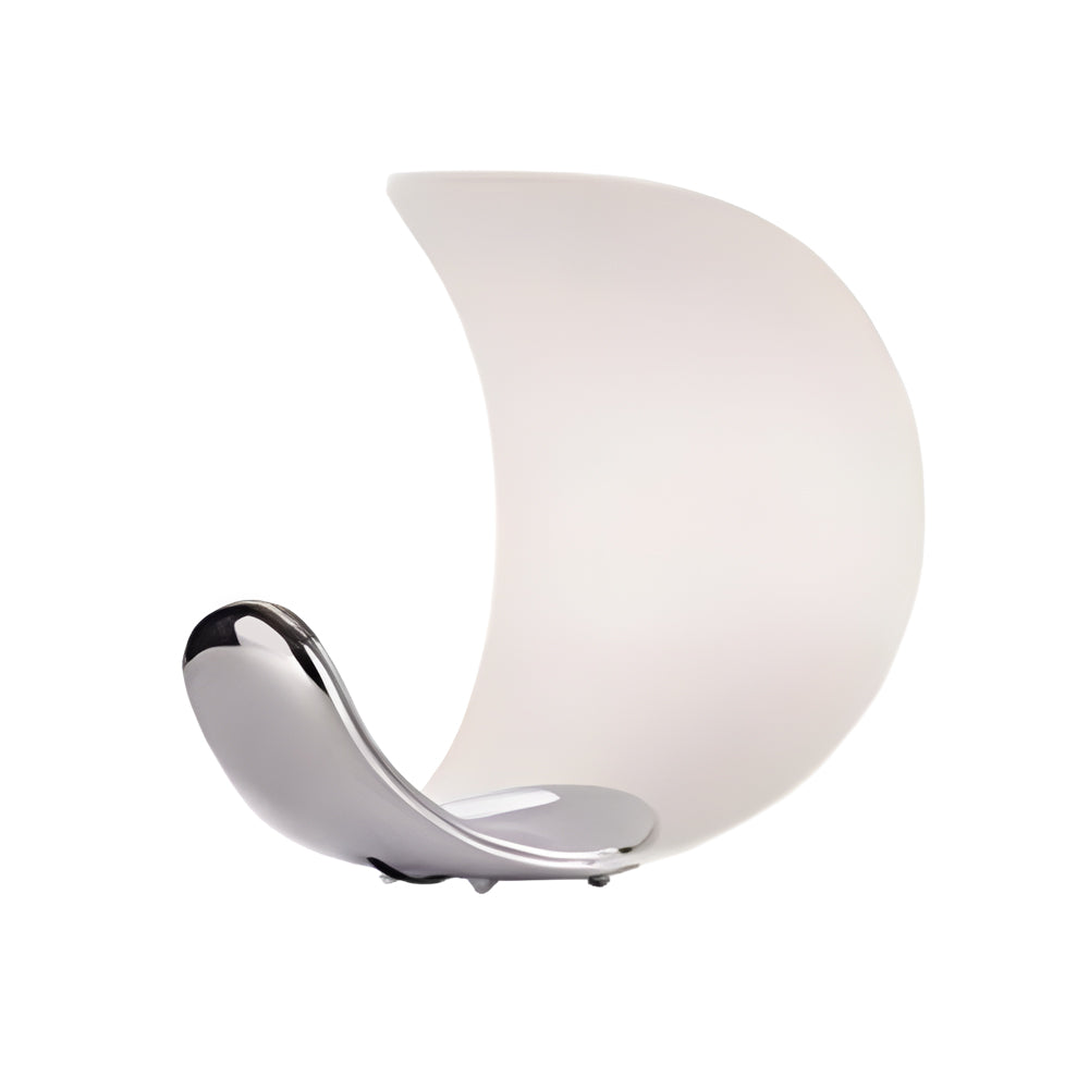 Curved Moon Shaped Aluminum LED Table Lamp Touch Dimmer NALANI