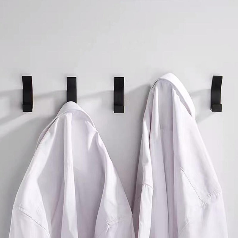 Decorative Black and White Aluminum Wall Hooks for Stylish Storage NaLani