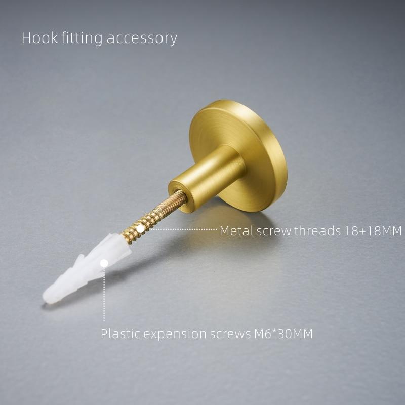 Decorative Brass Wall Hooks Stylish Storage Solution for Home NaLani