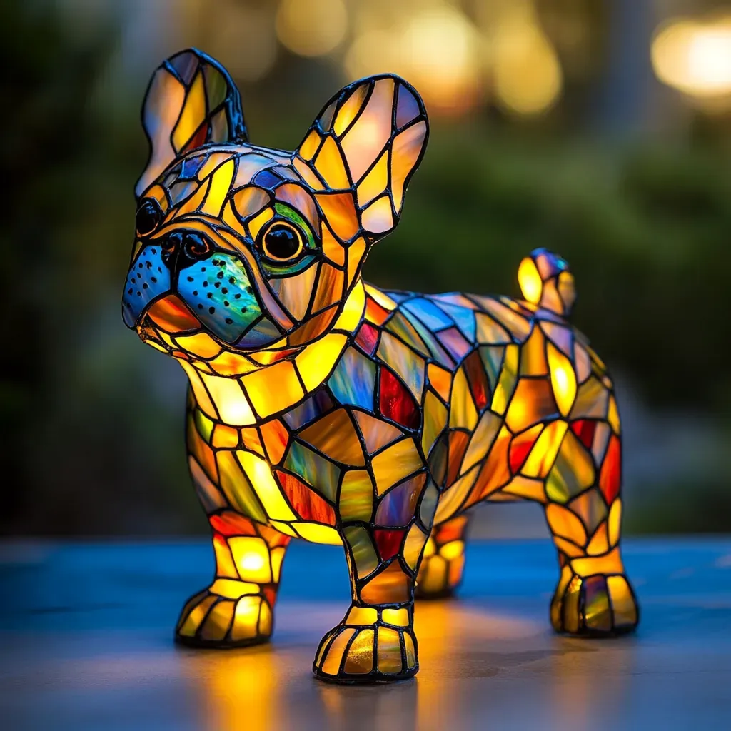 Decorative Glow Night Light For Home Decor And Gifts French Bulldog NALANI