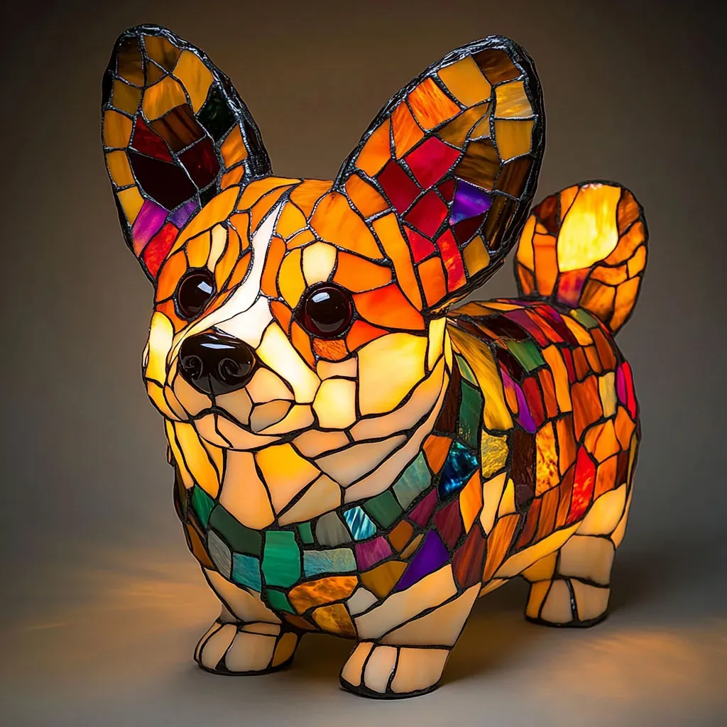 Decorative Glow Night Light For Home Decor And Gifts Corgi NALANI