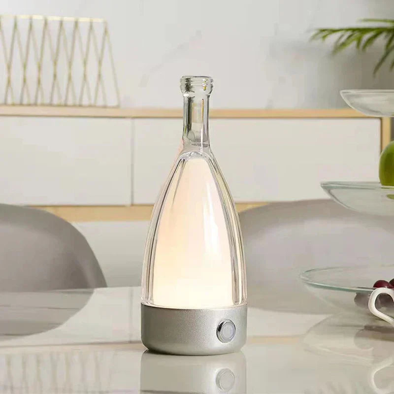Decorative Rechargeable Wine Bottle Lamp for Relaxing Atmosphere NALANI