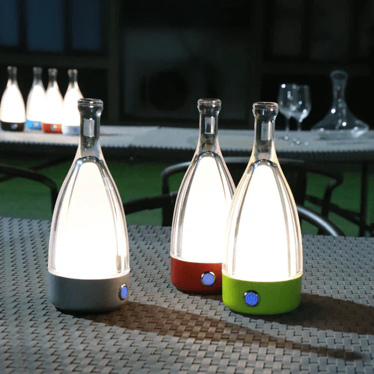 Decorative Rechargeable Wine Bottle Lamp for Relaxing Atmosphere NALANI