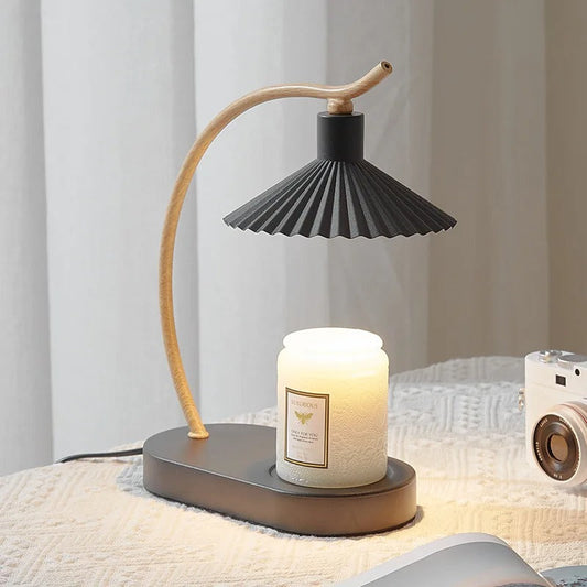 Elegant Candle Warmer Lamp for Cozy Ambient Lighting Black NaLani