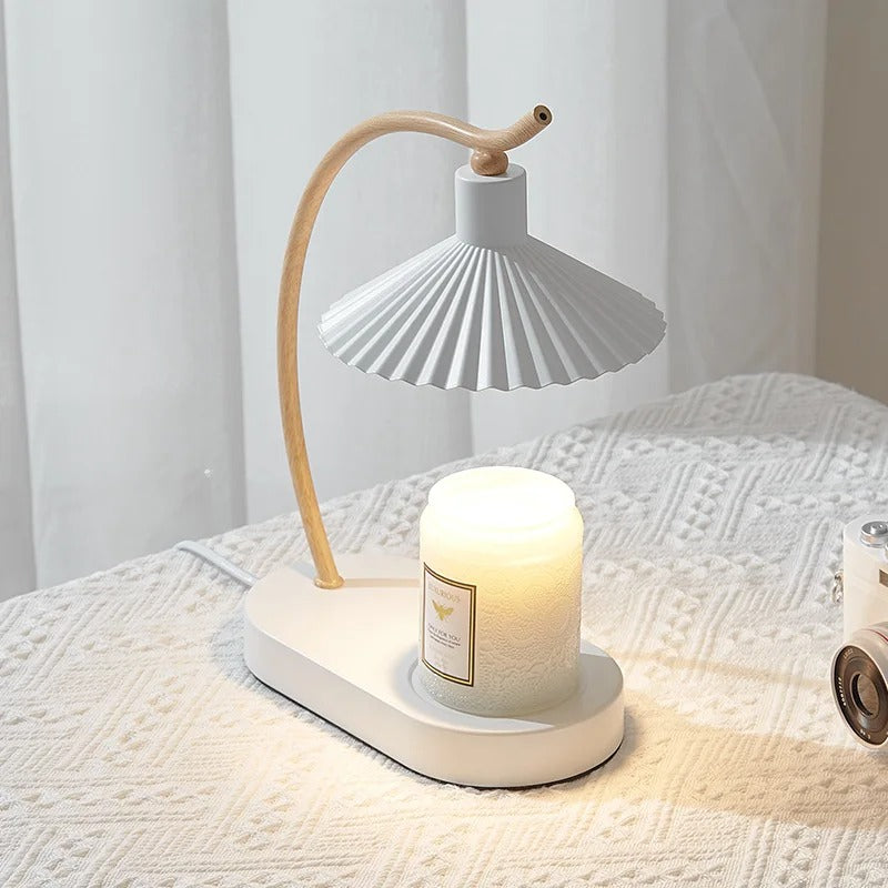 Elegant Candle Warmer Lamp for Cozy Ambient Lighting White NaLani